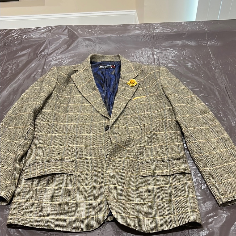 Men's Classic Plaid Blazer